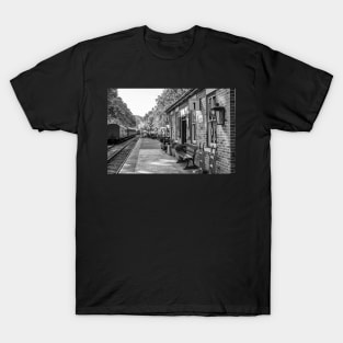 Picturesque railway station, Norfolk, UK T-Shirt